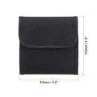 82mm Camera Filter Case 3 Pocket Camera Filter Case Pouch Black