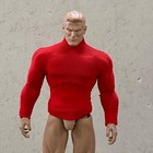Su-cp-rd  Red Long Sleeve Compression Shirt For 6  7  Muscular Body