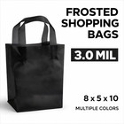 3 0 Mil Frosted Plastic Shopping Bags 8x5x10 Boutique Retail Gift Bags Colors