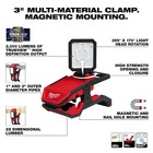 Milwaukee 2358-20 M18 18v Rover 2000 Lumen Clamping Flood Light - Bare Tool