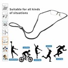 Neck Strap Sport Sunglass Eyeglass Read Glasses Cord Lanyard Holder Black