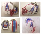 Nfl Houston Oilers Football Rare Vintage Replica Helmet Keychain Collectible New