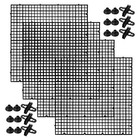 4pack Aquarium Divider Tray Egg Crate Grid Fish Tank Divider Bottom Isolation