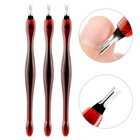 3pcs Professional Cuticle Trimmer Cuticle Pusher Cuticle Knife Remover Dead Skin