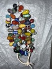 Vintage African Trade Glass Mali Wedding 82 Beads-length 24 Inch-size 24mm