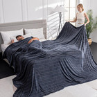 Soft Cozy 120x120 Inches Seamless Oversized King Fleece Blanket  3d Jacquard Dec