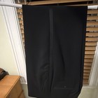 Haggar Black Satin Lapel Tuxedo Suit 2pc 42r Jacket 36w Pants