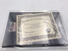 Marvels No  1 Signed With Certificate