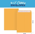 Acstep Manila Envelopes Self Seal 9x12 100 Pack Yellow For Mailing