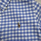 Ralph Lauren Blue White Plaid Long Sleeve Button Down Shirt 18 Months Toddler
