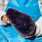 6 68lb Natural Amethyst Geode Quartz Cluster Crystal Specimen Healing 2538