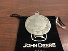 John Deere 2008 Pewter Christmas Ornament Season s Greetings Tractor Jd60