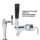 Beer Tower Faucet Stainless Steel Keg Beer Tap Spigot Easy To Disassemble Clean