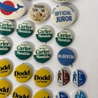 Vintage Pins Buttons Lot 1960   s Mixed Smiley Face Political Tabs Advertising Old