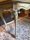 Vintage French Provincial Louis Xv Solid Wood Convertible Table     59   
