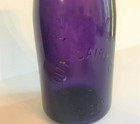 Vintage Milk Bottle - City Dairy Co  Limited - Rich Amethyst Purple Color - 1920