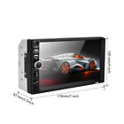 7  Double 2 Din Car Stereo Radio Touch Screen Bluetooth Usb Mp5 Player   Camera