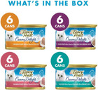 Creamy Delights Variety Pack Canned Cat Food  3-oz Can  Case Of 72