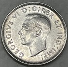 1944 Canada 25 Cents Silver Quarter  Very Light Wear And Sharp Detail 