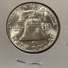 1956 P Franklin Silver Half Dollar - Uncirculated Free Shipping