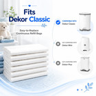Diaper Pail Refill Bags Compatible With Dekor Classic  6 Scented Rolls