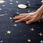 Coral Velvet Area Rug 1  Thick Memory Foam Play Mat Washable Toddler Carpet