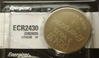 Energizer Ecr2430 Cr 2430  2 Piece  Lithium 3v Battery New Authorized Seller