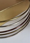 Vtg Taxco  925 Wavy Mixed Metal Cuff Bracelet And Collar Brass Silver Copper