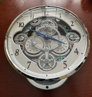 Rhythm  gadget  Skeletonized Dial Magic Motion Wall Clock Made W  Swarovski Crys