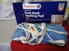 New Walgreens King Size Fast-heat Heating Pad Plush Heat Therapy 2 Hour Auto-off