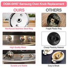 Upgraded Dg94-04167 Gas Stove Knobs  Nx60a6511ss Knobs  Replace Samsung Stove
