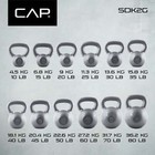 Cap Barbell Cast Iron Kettlebell  Single  10-80 Pounds