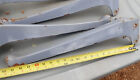 Rare Set Of 4 Vintage Gray Porcelain   Cast Iron Table Legs  20 5  Long 