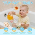 Baby Bath Toys For Kids Ages 1-3  16pcs Mold Free Bath Toys For Toddler 2-4     