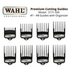 Wahl Professional 8-pack Premium Cutting Guides  1 To  8 Secure Fit Metal Clip