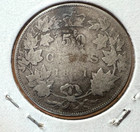 1871  Canada 50 Cents Silver Better Date