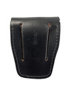 Jay-pee Police Black Handcuff Leather Case Holder Belt Heavy Duty Snap Closure