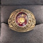 18k Ge Signet Ring Yellow Gold Plated Vintage Heavy 17 2g Classic Design