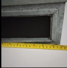 Decorative Box Galvanized Laminate Lightweight Handles Removable Lid Chalk Front