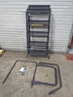 Ballymore Steel Rolling Ladder W  Hand Rail 5-step 83  Height Fsh526g