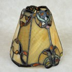 Vintage Stained Glass Lamp Shade  - Tiffany Style Art Deco 7  X 6 