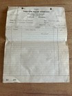 Tractor Sales Company Invoice Allis Chalmers Knoxville Tn 1941 Vintage Ww1 Era