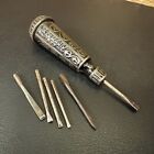Antique Stanley Excelsior Multi Tool Handle W  Bits Patent March 19 1867