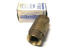 1  Npt In-line Check Valve Brass Spring Loaded 400 Psi Simmons 503sb Usa   2er09