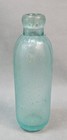 Vintage 1881 Dj Whelan Empty Troy New York Aqua Blue Mineral Waters Glass Bottle