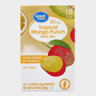 6 Pack  Great Value Tropical Mango Punch Drink Mix  0 10 Oz  10 Count Packets-