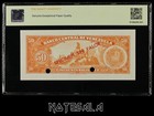 Venezuela 50 Bolivares Nd 1961-63 Pick-44s  specimen  Tqg 67 Gem Unc  scarce 