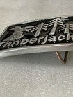 Timberjack Forest Donkey Belt Buckle Black Enamel Solid Pewter Very Sturdy 