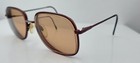 Vintage Luxottica Nelson Bronze Square Metal Sunglasses Italy Frames Only