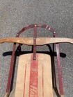 Vintage Montgomery Ward s Hawthorne Wooden Snow Sled  Made In Usa